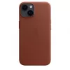 Apple | 14 Leather Case with MagSafe | Case with MagSafe | Apple | iPhone 14 | Leather | Umber