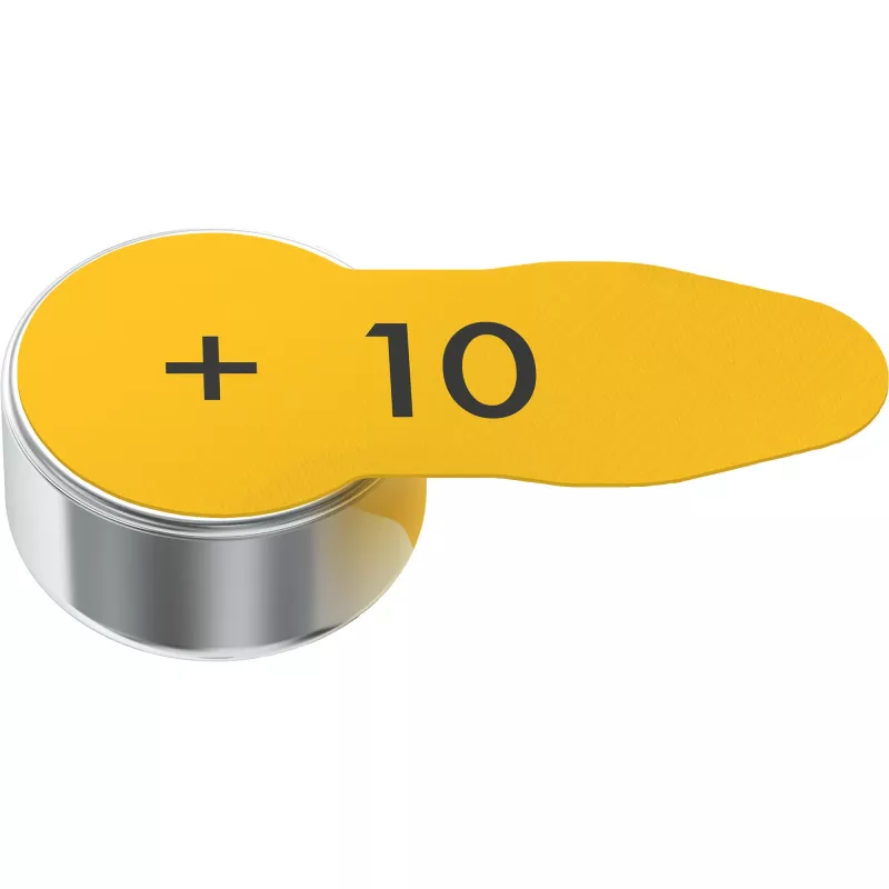 Single-use battery Varta 10 PR70 Zinc-Air 3.5mm height 5.8mm diameter