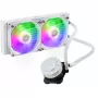 Liquid cooling kit Cooler Master MasterLiquid 240L Core ARGB White — 240 mm radiator, 120 mm fans, supports LGA1700/AM5/AM4 and older sockets
