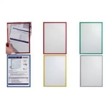 Document holder Franken ITSA4S 12 A4 0.32 mm grey – folder for 12 documents
