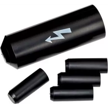3M SKE S/2+3, Heat shrink tube, Black, 6.2 cm, 4 pc(s), 120 °C