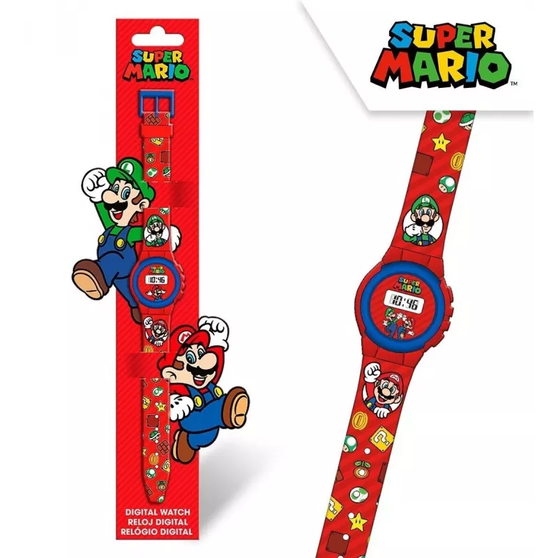 Kids Euroswan Wristwatch Super Mario — children's analog/digital watch, model GSM4234