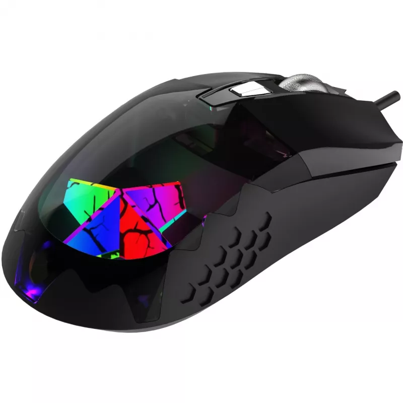 INCA Cian INCA Empousa 3D RGB Led 7200 Dpi Macro Keys Private Gaming Mouse