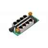PoE Injector Extralink Gigabit 4-Port, 4x 1000Mb/s RJ45, 48V, Blue/Black