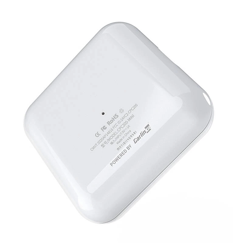 Wireless adapter Carlinkit CPC200-U2W MINI Apple CarPlay white — wireless CarPlay adapter