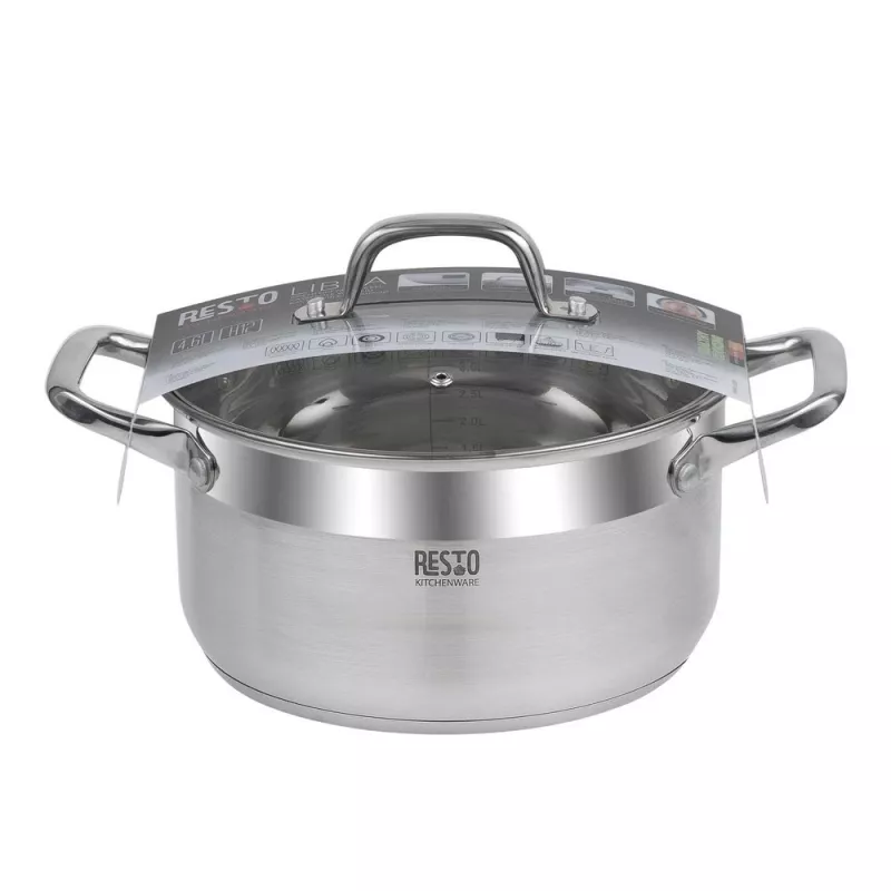 Resto Kitchenware Libra 4.6 L Round Stainless steel