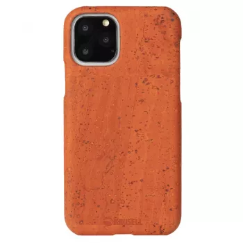 Protective phone cover Krusell Birka for Apple iPhone 11 Pro Max — rust color