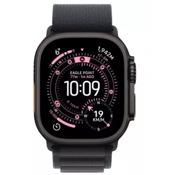 Apple Watch Ultra 3 GPS + Cellular 49mm Black Titanium Case with Black Alpine Loop Medium