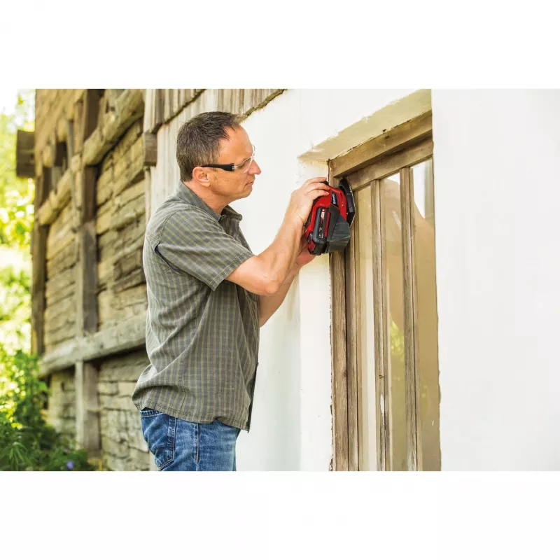 Power X-Change Battery-multi-sander TE-OS 18/150 Li-Solo, 18Volt (Red/black, without Battery and Charger)