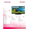 TV LED 43UV3F63DG 43 inch LED display 4K resolution