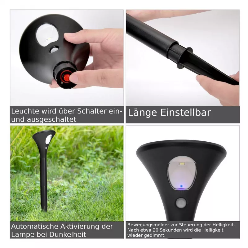 Synergy 21 LED garden solar battery lamp ( 2-piece set )