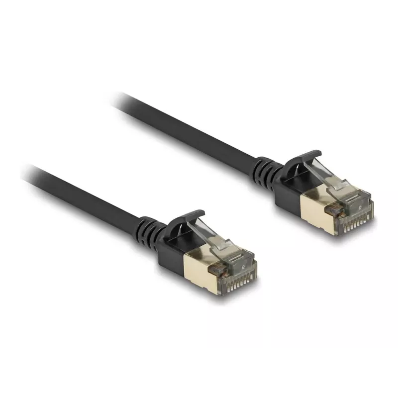 Network Cable DeLOCK RJ45 Cat.8.1 F/FTP Slim Pro 5m Black