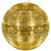 Mirror Ball EUROLITE 75 cm gold — disco mirror sphere for lighting effects