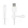 DeLOCK Dust Cover for USB Type-A male and Apple Lightning male set 2 pieces white