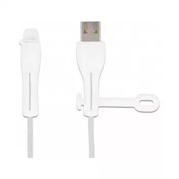 DeLOCK Dust Cover for USB Type-A male and Apple Lightning male set 2 pieces white