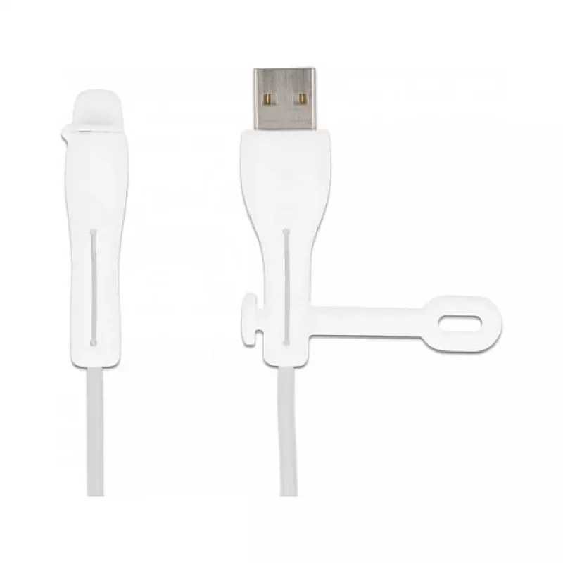 DeLOCK Dust Cover for USB Type-A male and Apple Lightning male set 2 pieces white