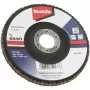 Makita - grinding disc - for Wood, Metal, Plastic, non-ferrous metal - 125 mm - Grit: A60 (D-63482)
