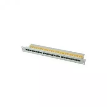 ROLINE Cat. 6 / Class E 48,30cm (19)-Patchpanel, 24P, Unshielded, Light Grey (26.11.0355)