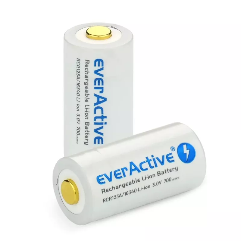 Rechargeable battery everActive EV16340 700mAh 3V with Micro USB charging