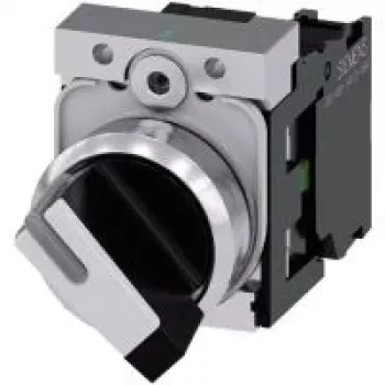 Siemens 3SU1150-2BF60-1BA0 electrical actuator Black, Metallic