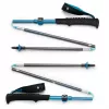 Trekking poles Black Diamond Distance Carbon FLZ — foldable carbon, adjustable 125–140 cm, 3-segment, 364 g, 40 cm folded