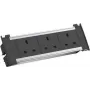 Bachmann Kapsa S - 2 m - Indoor - Type G (BS 1363) - Type G - Black - Silver - 3 AC-Outputs