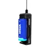 Battery charger XTAR SC1 single‑slot USB‑C for Li‑ion 18650 cells, 1‑bay, black