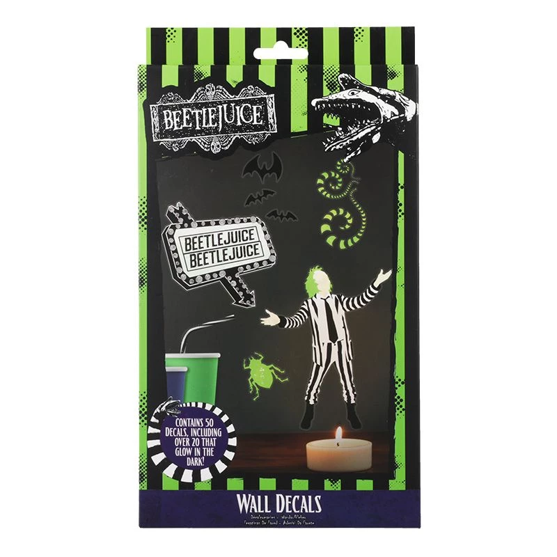 Wall Decals Paladone Beetlejuice Design PP13439BJ – Decorative Wall Sticker Set