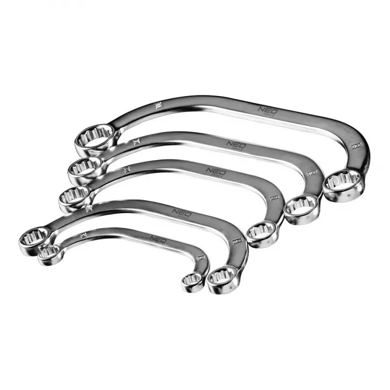 Ring wrench NEO Tools TOP-09-176, sizes 17 mm and 19 mm, chrome-plated