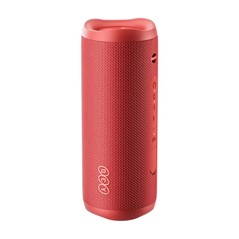 Portable wireless speaker QCY SP7 red — Bluetooth 5.0, compact portable design
