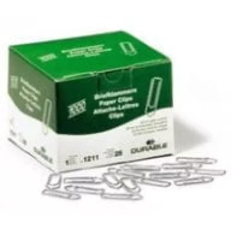 Paper Clip Durable 121125 Metallic 1000 pcs