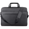 Laptop bag DEFENDER FIRM 26123 for 15.6 inch laptops, polyurethane, black, toploader, removable shoulder strap