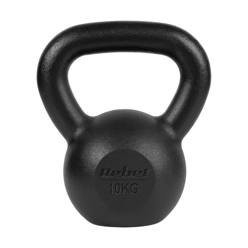 Kettlebell Rebel Active 10 kg Iron RBA-2323-10 – cast-iron kettlebell for strength training