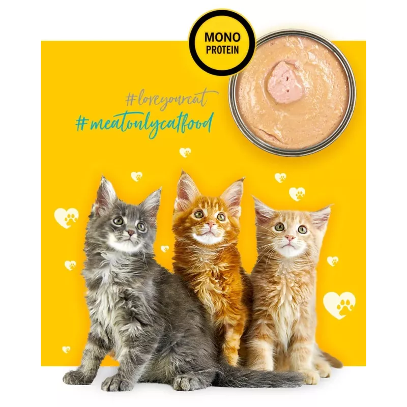 3COTY Chicken For kittens - wet cat food - 80g