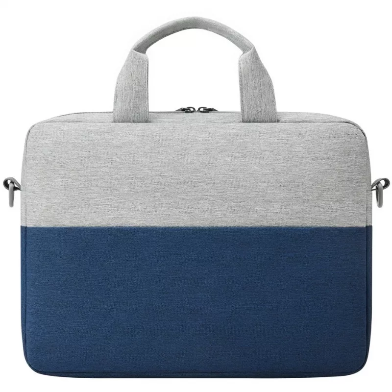 Laptop bag Rivacase Prater for 10.1 inch–14 inch laptops, Grey/Dark Blue