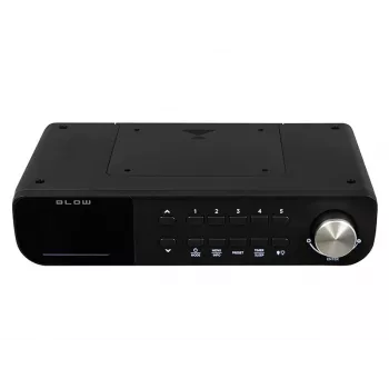 Kitchen portable FM/DAB+ radio BLOW RK1 — compact black, battery or mains powered