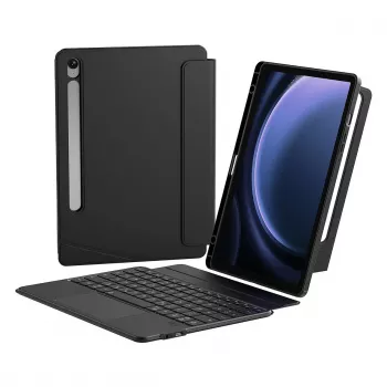 Keyboard case with touchpad Inateck N0064 for Samsung Galaxy Tab S10 FE/S9 FE/S9, black