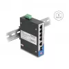 Network switch DELOCK 80164 4-Port Gigabit PoE with 1 Uplink RJ45 port
