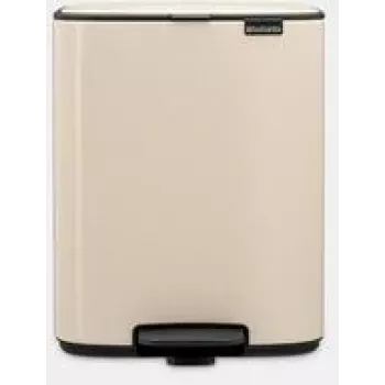 Brabantia Bo Pedal Bin 12 L Rectangular Steel Beige