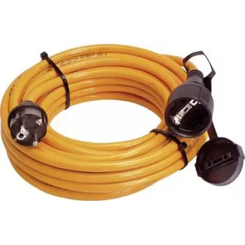 Extension cable AS Schwabe 59110, 10 m length, mains power extension lead
