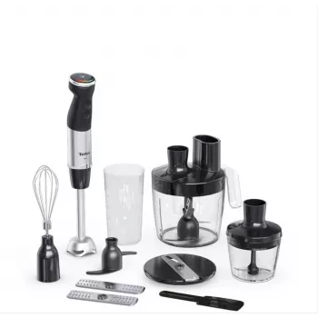 Tefal Quickchef+ HB67G830 blender 0.8 L Immersion blender 1000 W Black, Stainless steel