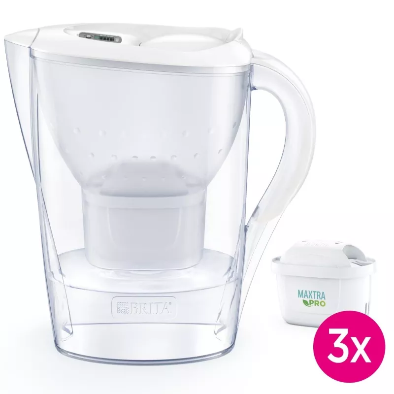 Brita Marella+3 cartridges PRO White 2.4 White