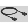 Delock - RGB LED light hub - 10 ports - Black (64128)