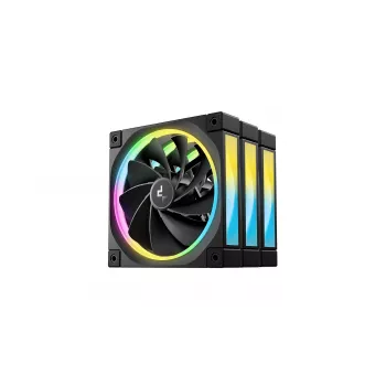DeepCool FL12R 120mm ARGB Case Fans 3 Pack Black