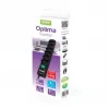 Power strip EVER Optima 3 m cable, 6 AC outlets, 250 V, 10 A, surge protection 175 J, black