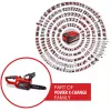 Einhell GE-LC 18 Li - Solo 4.3m/s 18V Lithium-Ion (Li-Ion) Black - Red Battery-Chainsaw (4501761)
