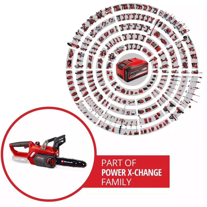 Einhell GE-LC 18 Li - Solo 4.3m/s 18V Lithium-Ion (Li-Ion) Black - Red Battery-Chainsaw (4501761)
