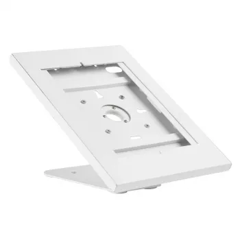 Desk table stand MACLEAN MC-909W adjustable height white for tablets and devices