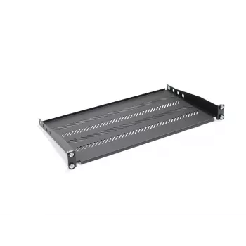 Shelf DIGITUS 1U fixed 250 mm depth for 19 inch racks, 15 kg load capacity