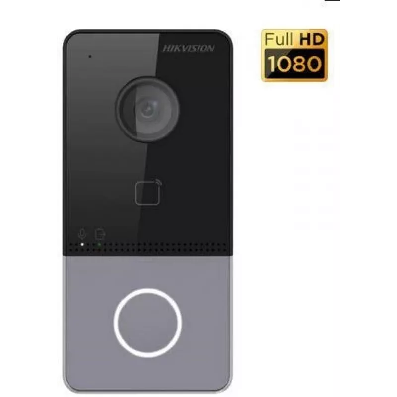 Hikvision DS-KV6113-WPE1(C) video intercom system 2 MP Black, Grey